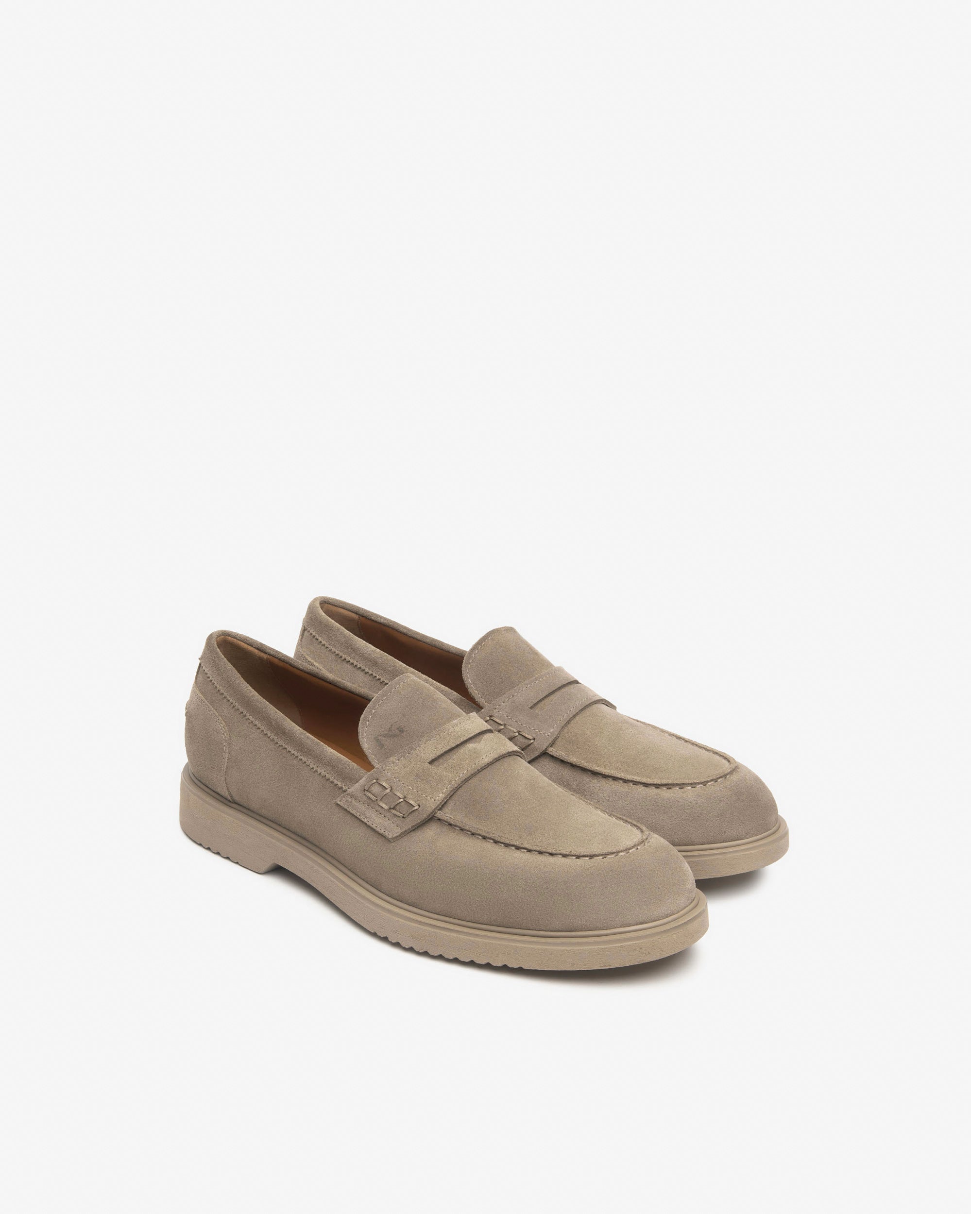 Nerogiardini Mocassins Homme Cuir Velours Confort