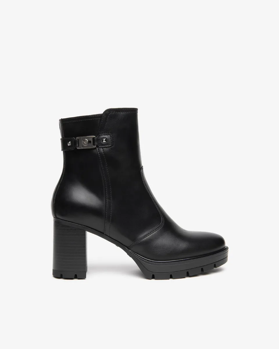 NeroGiardini Bottines Femme Cuir Plateforme 80 mm