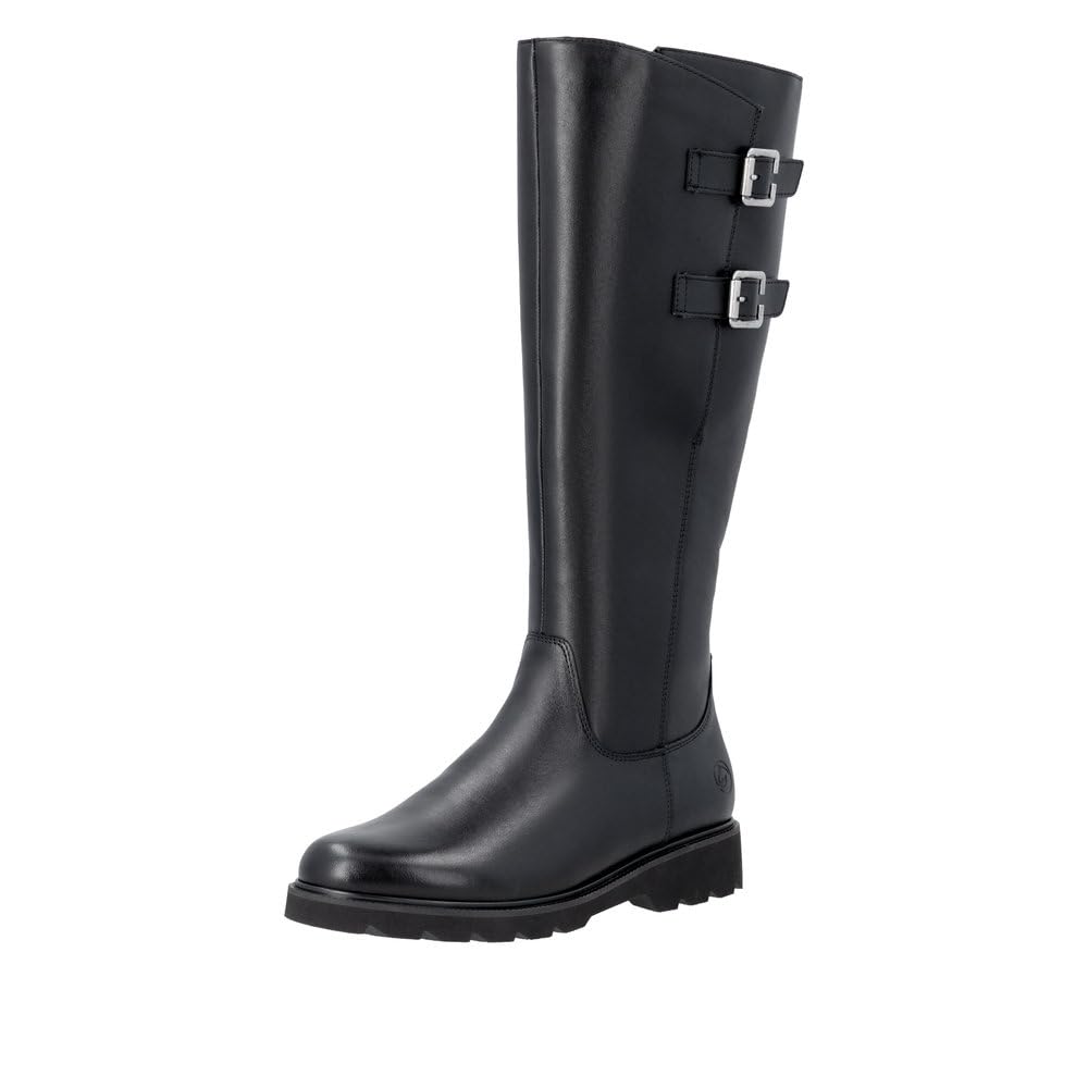 Remonte D3S74 bottes montantes noir 39 EU cuir chaud