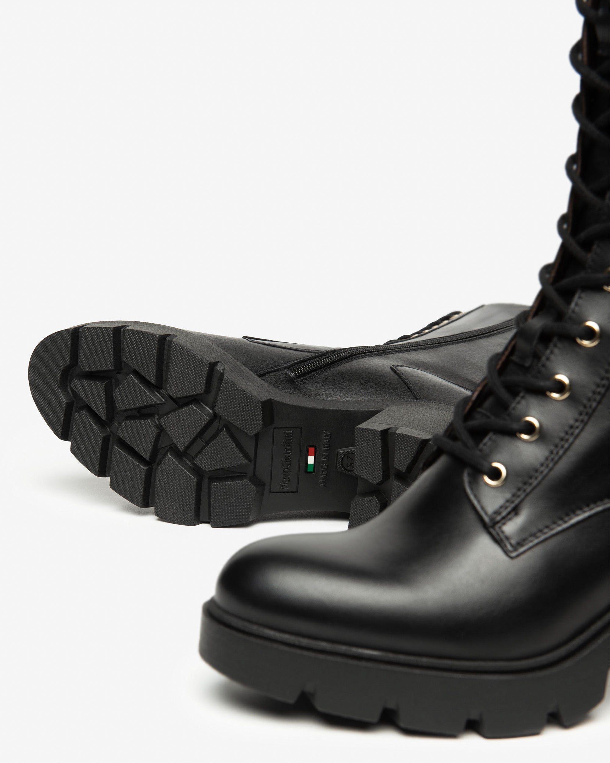 NeroGiardini Bottes Femme Cuir Hiver Ville