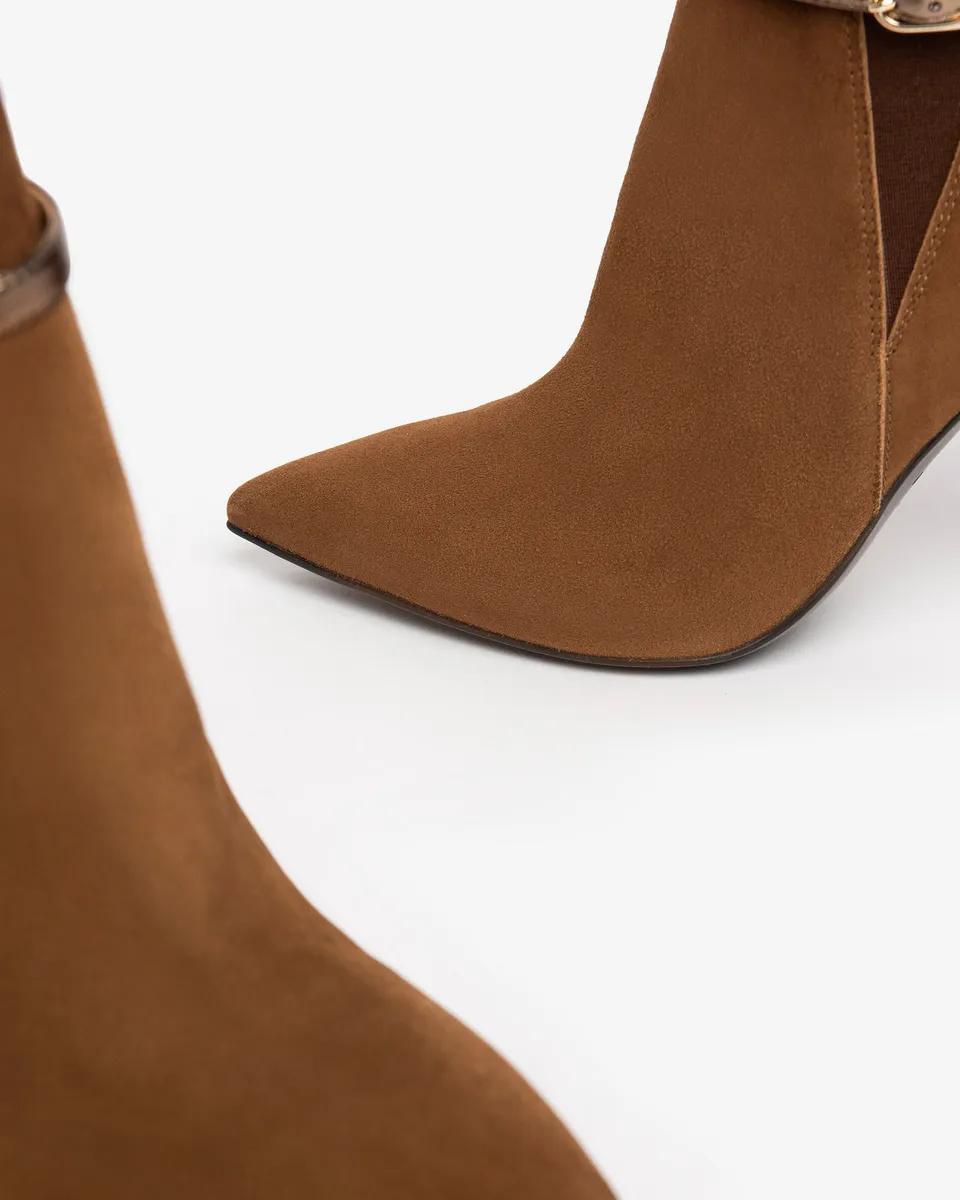 NeroGiardini Bottines bottines femme cuir velours vernis