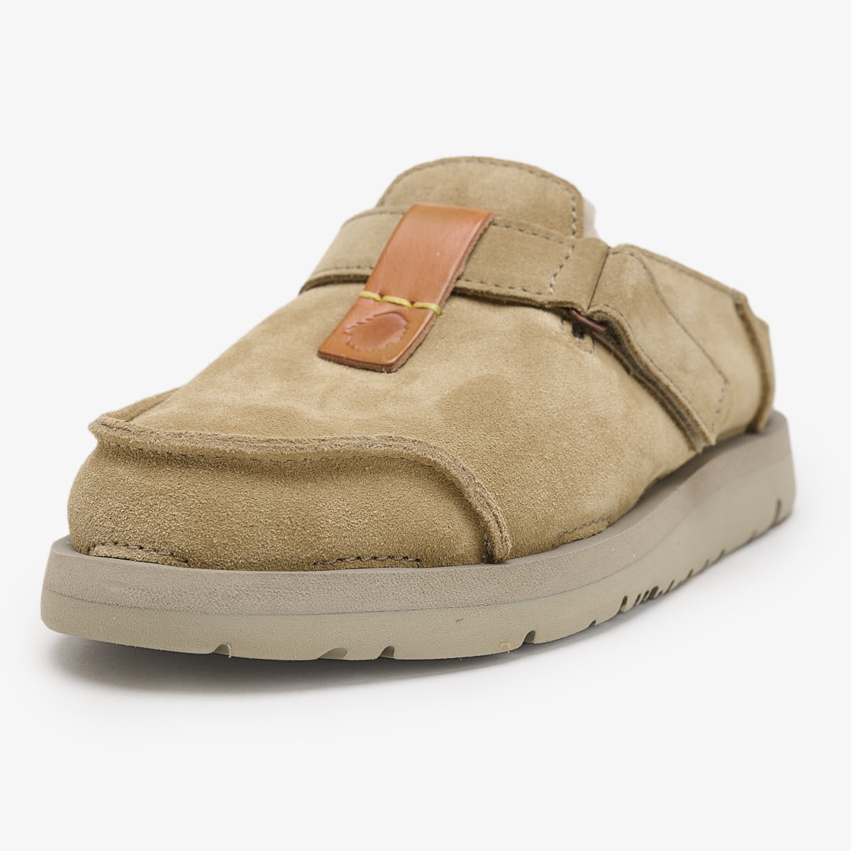 Satorisan Uwabaki Clog Suede sabots driftwood cuir