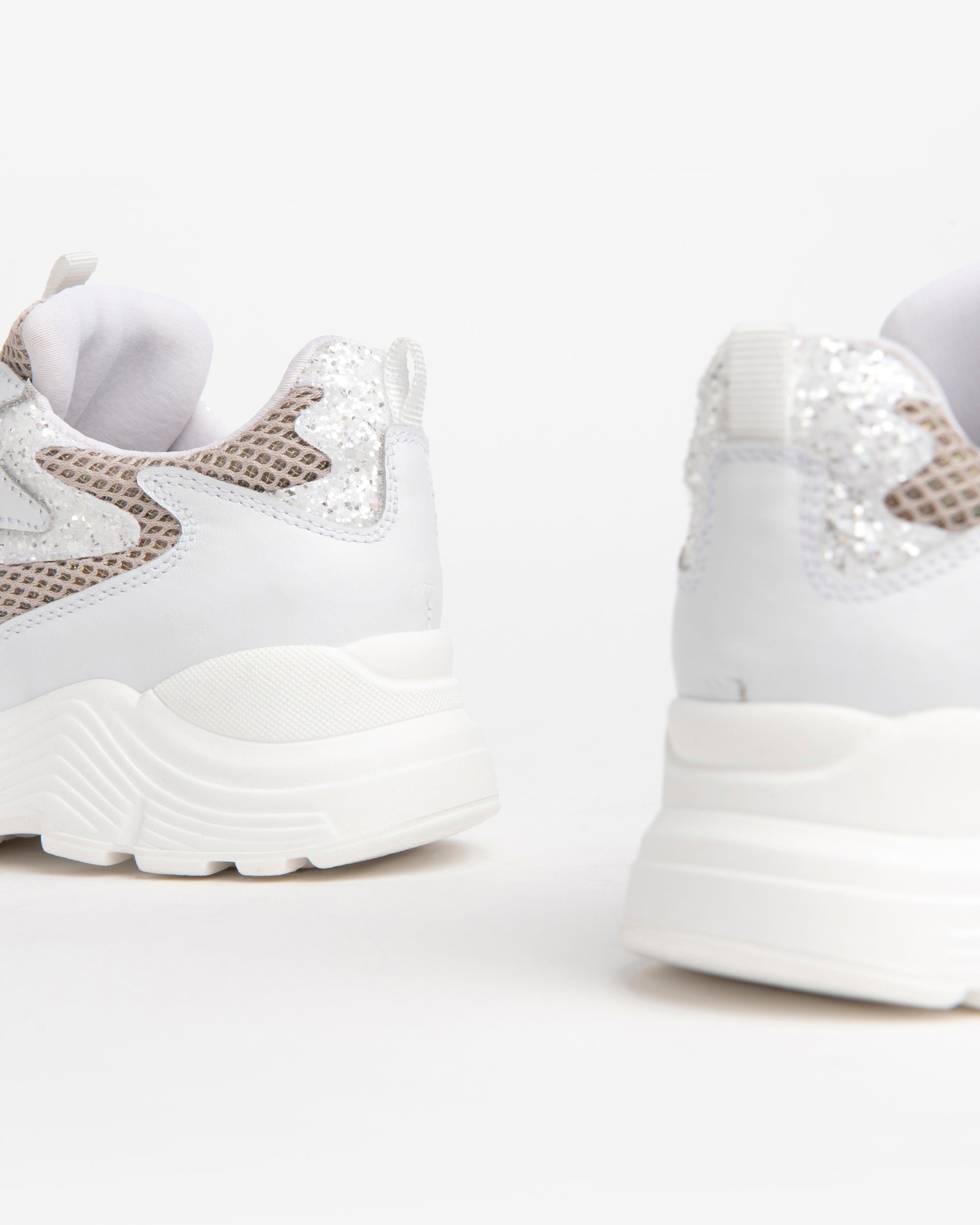 NeroGiardini Sneakers Teens sneakers fille cuir toile pailleté