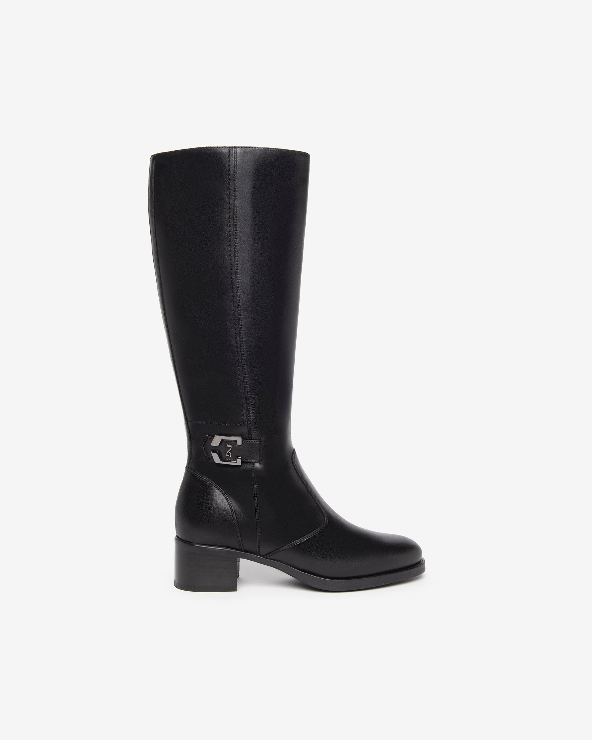Nerogiardini Bottes bottes cuir femme confort hiver