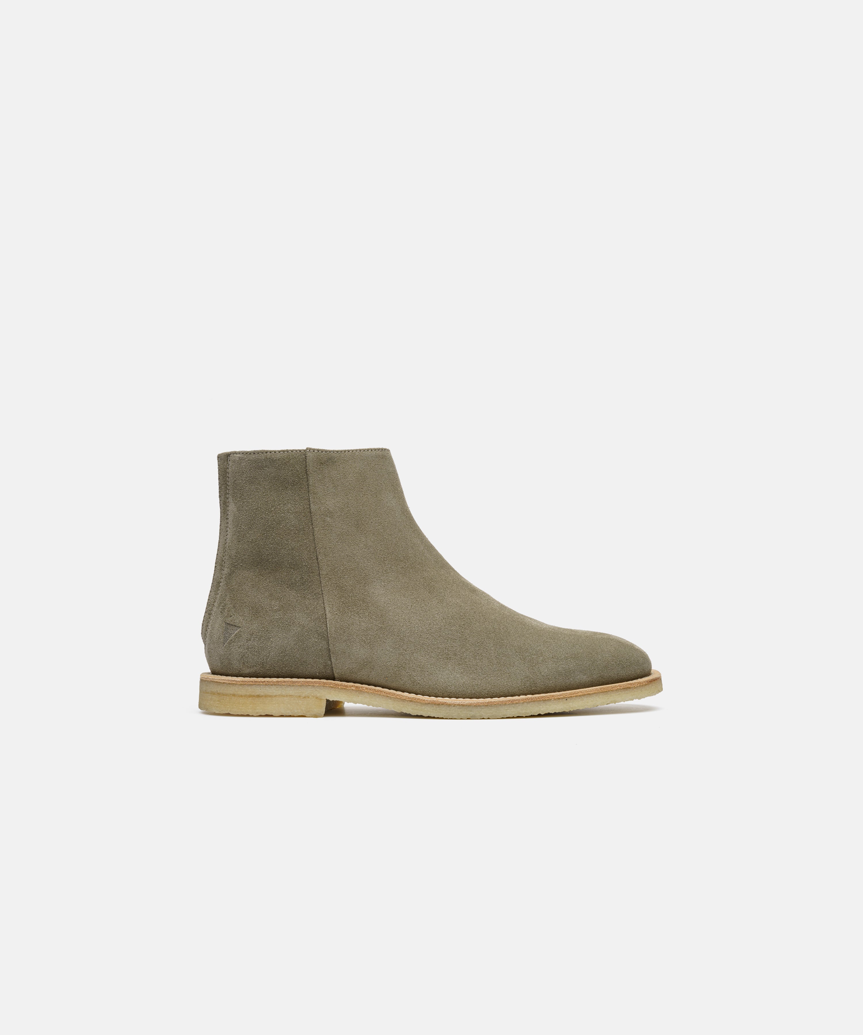 JAK Villa bottines suède truffle 43 zip unisexe