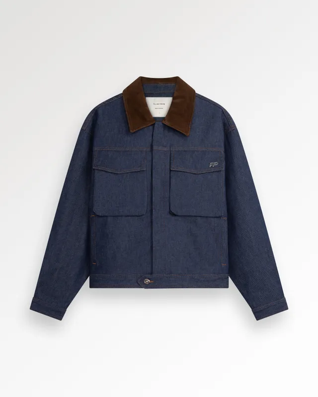 Filling Pieces Denim Jacket veste jean indigo brut