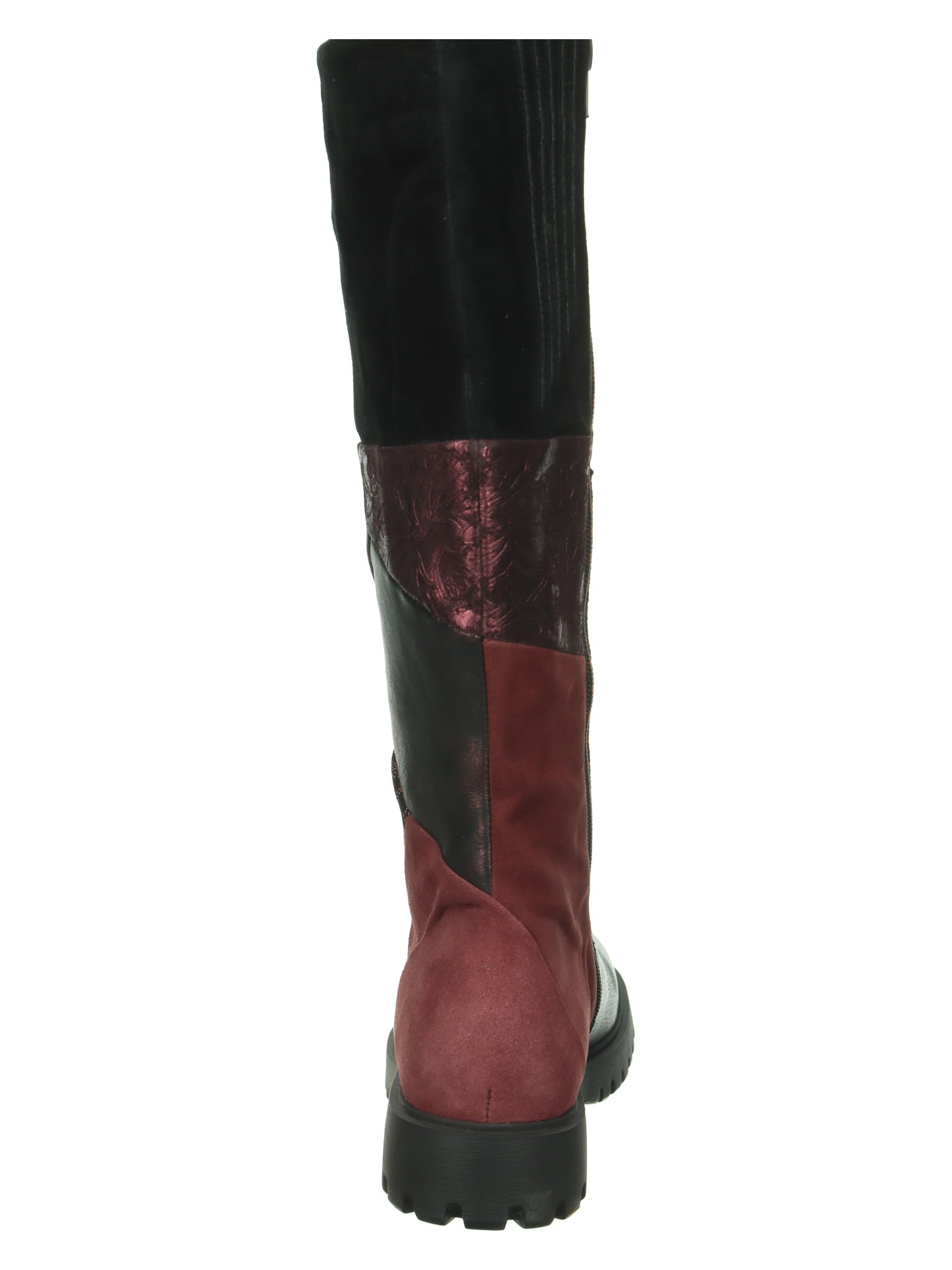 Think Trento Bottes Femme 36 EU Olive Combi Textile