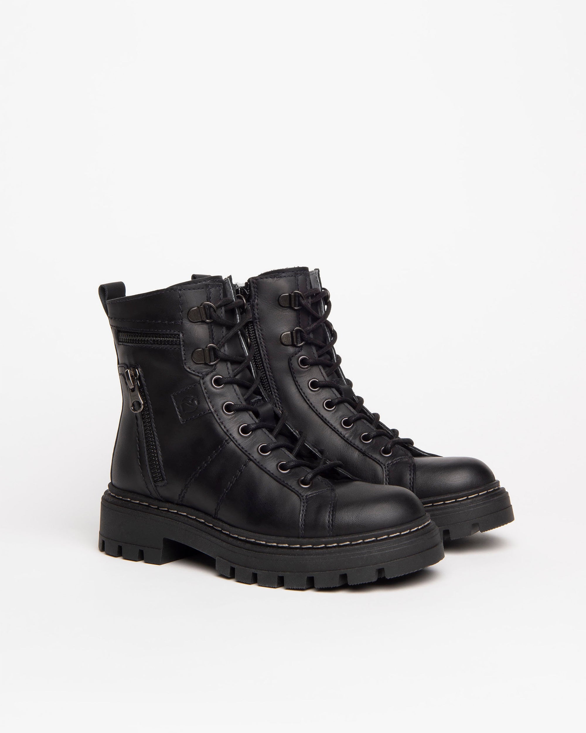 NeroGiardini Bottines Teens Fille cuir boots à lacets