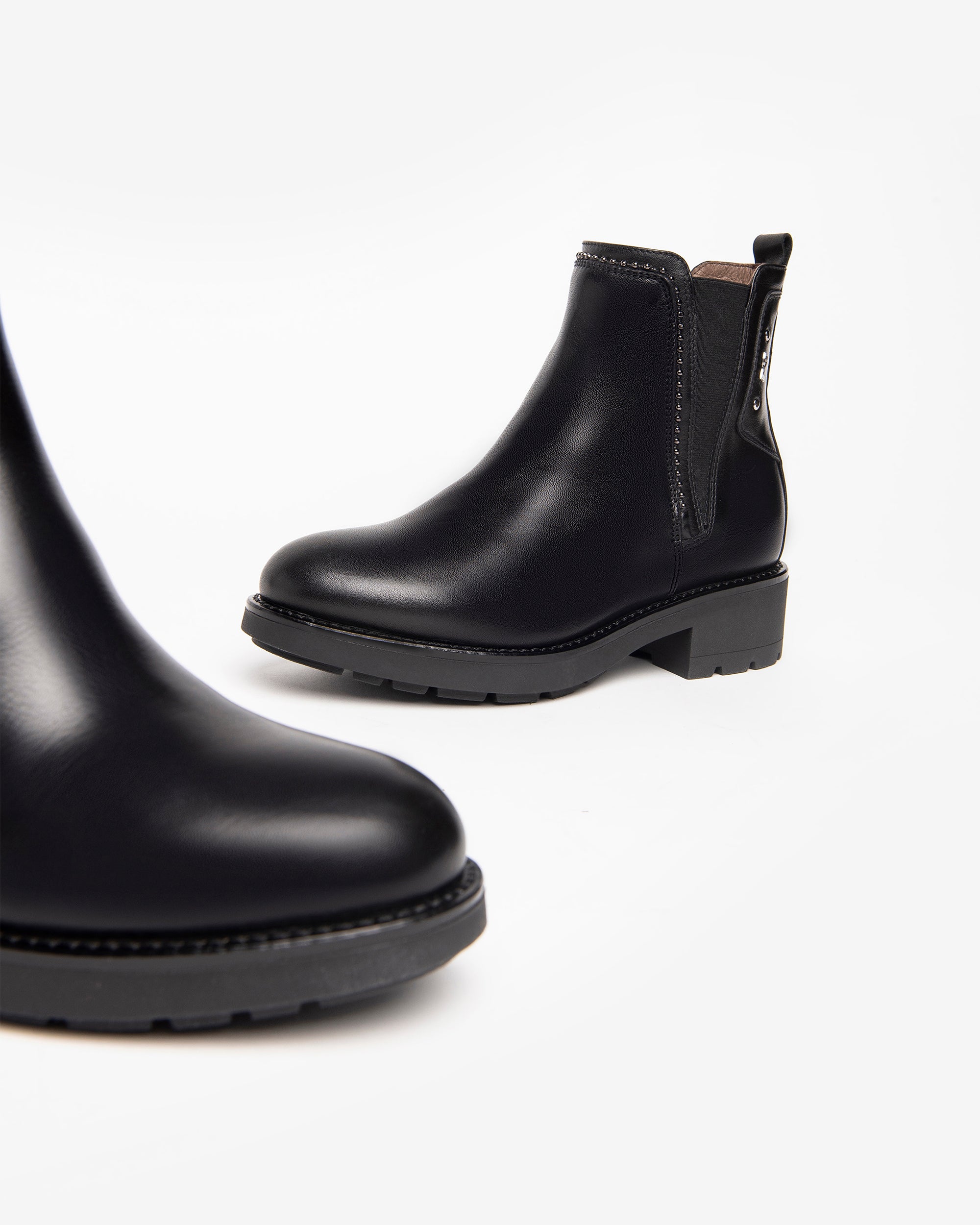 NeroGiardini Bottines Chelsea Femme Cuir Italie