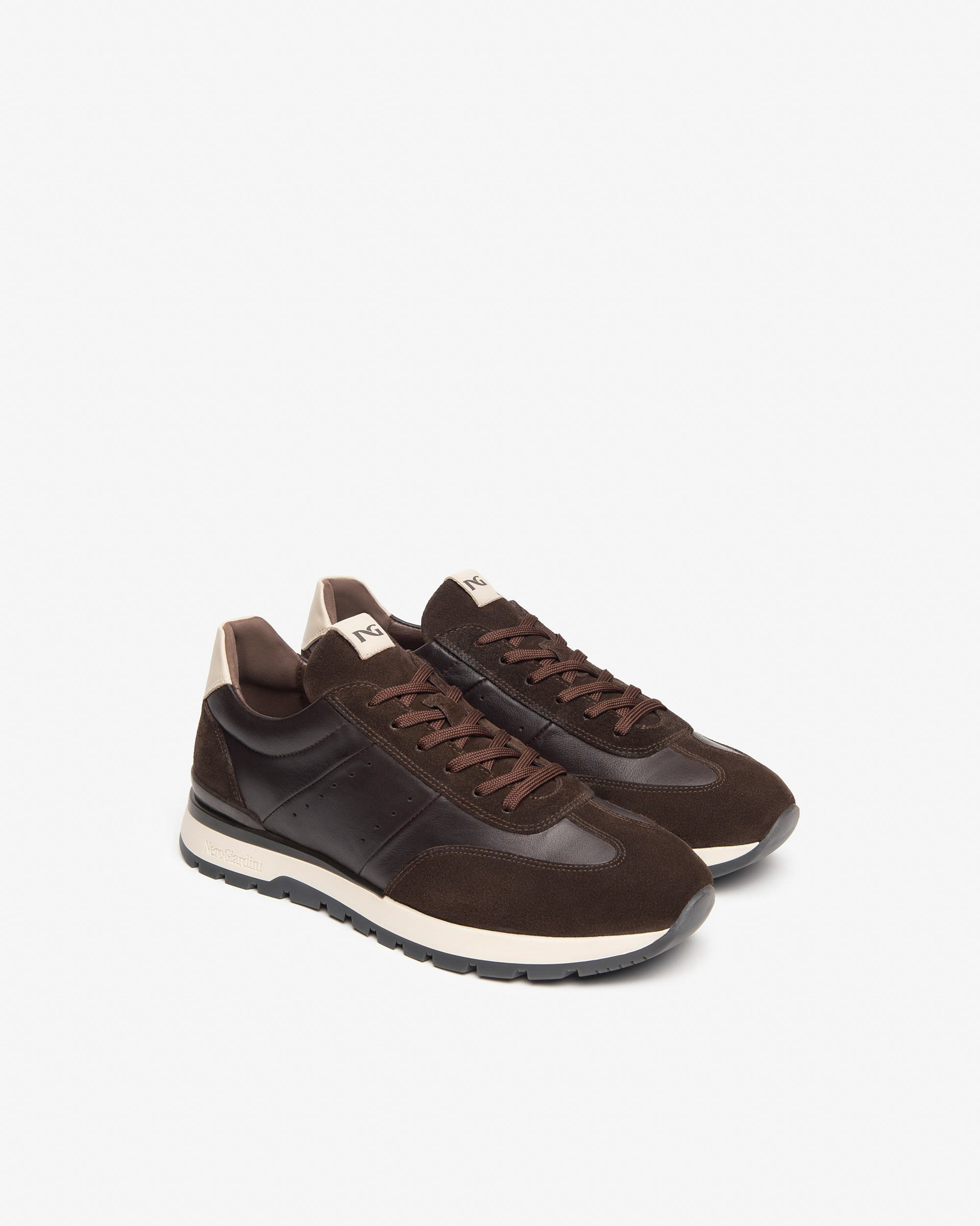 NeroGiardini Sneakers Homme Baskets Cuir Velours 43