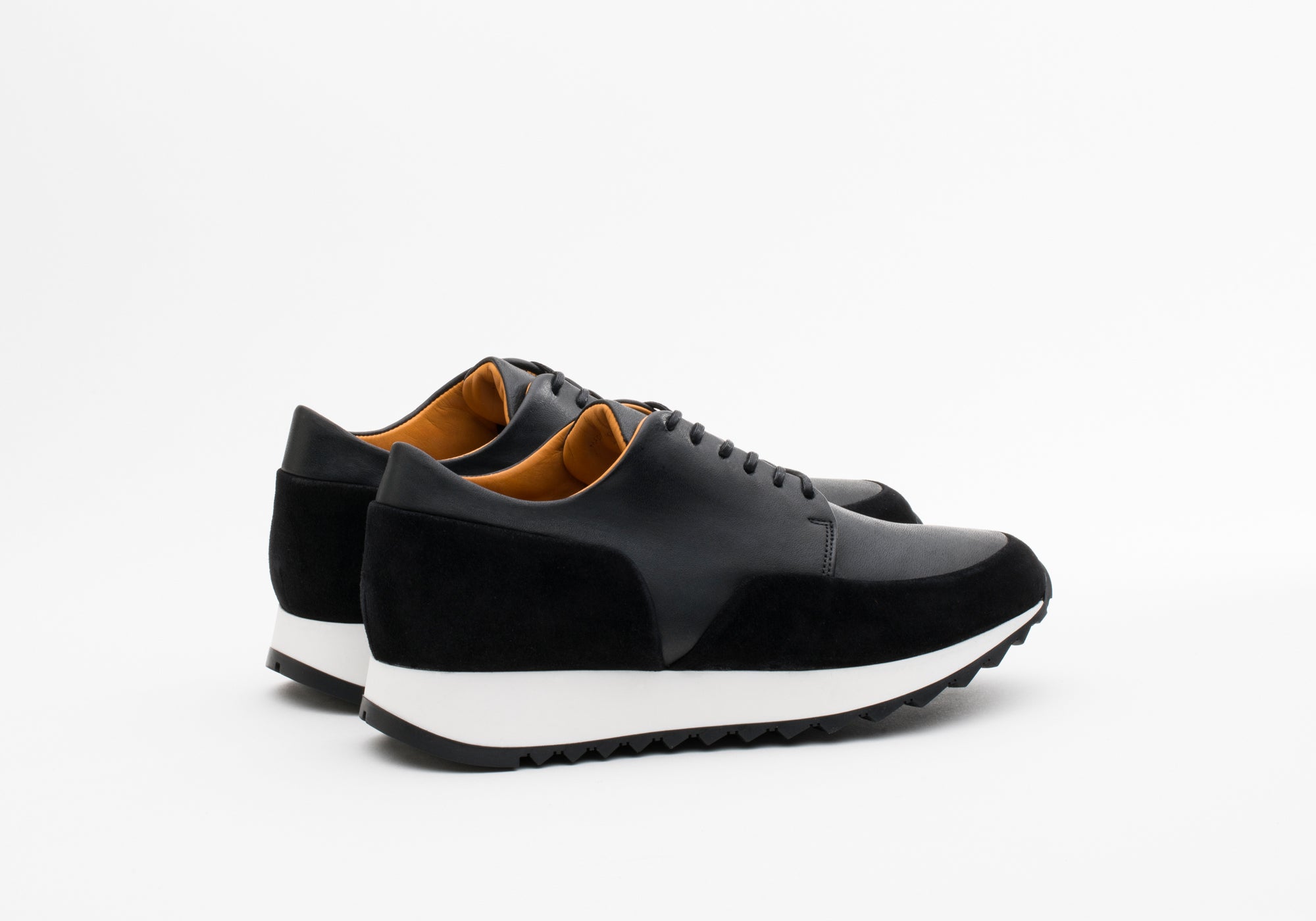 JAK Olympic Sneakers Femme Cuir Black 40 Confort Ville
