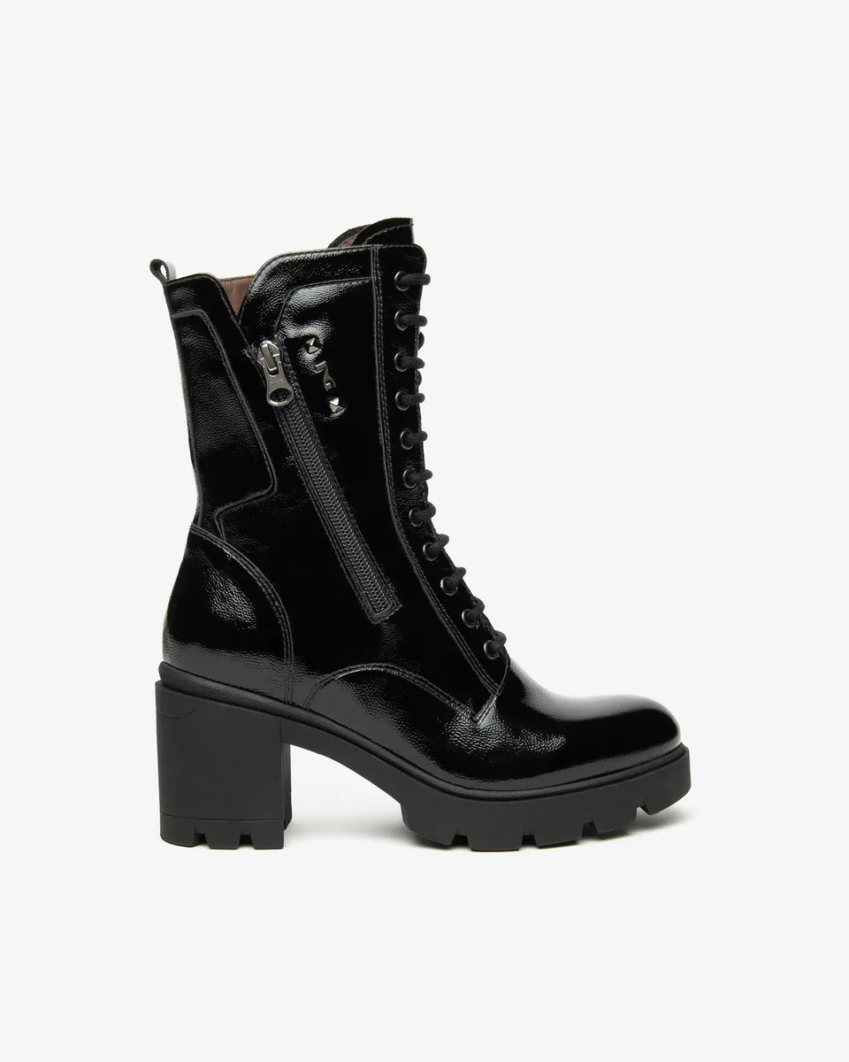 NeroGiardini Bottines Motardes Femme Vernis