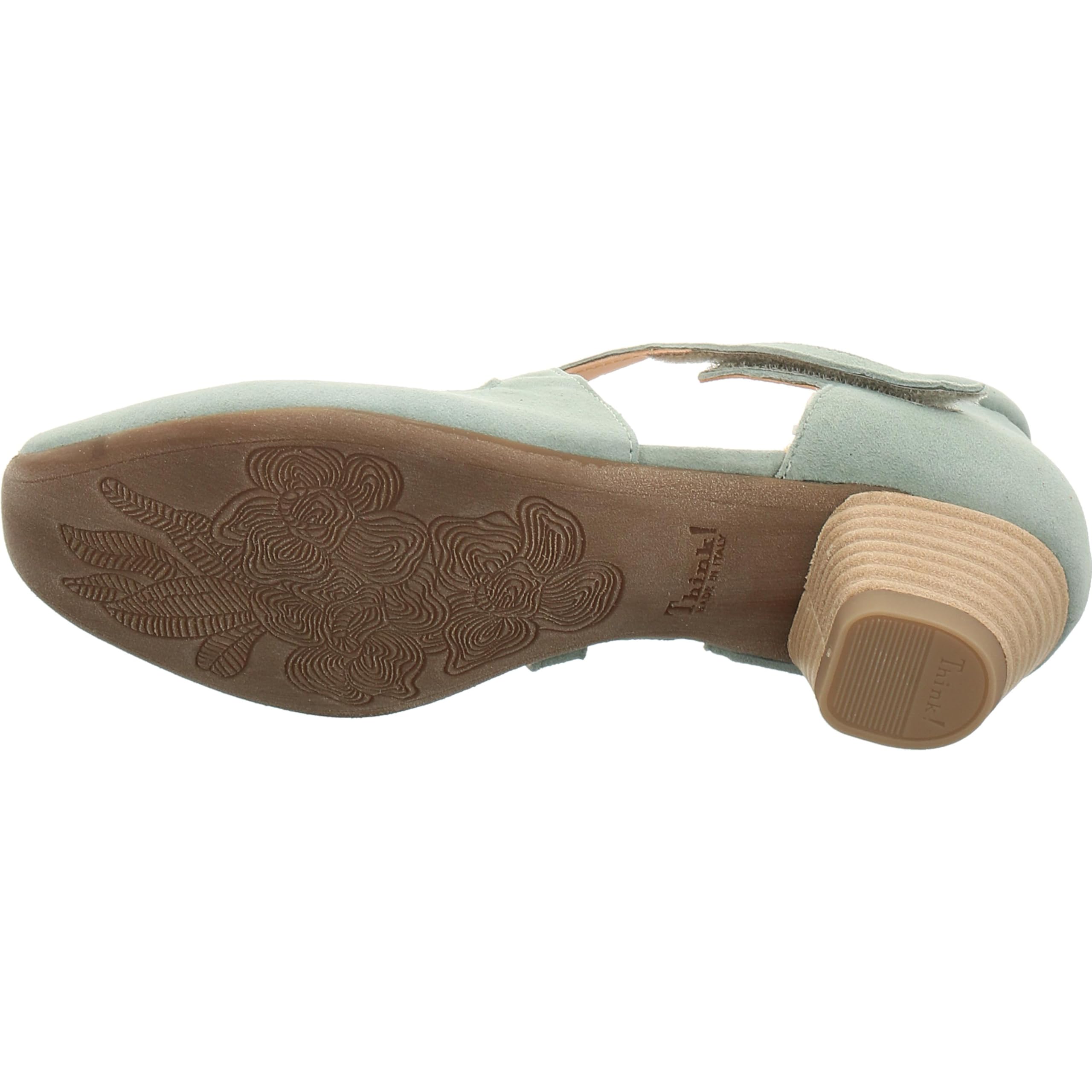 Think Aida escarpins femme cuir sangles noir