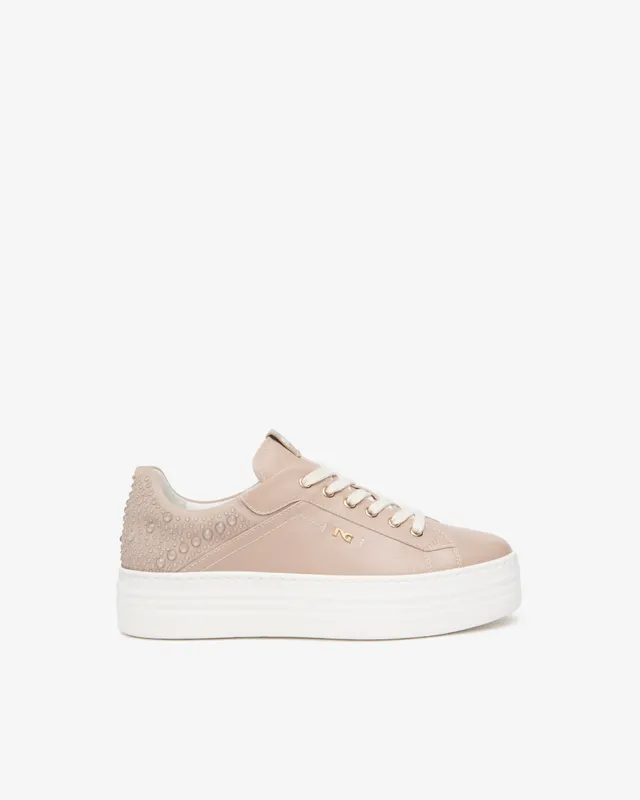 NeroGiardini Sneakers Femme Cuir Velours 35-41 Confort