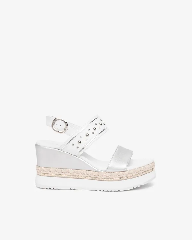 NeroGiardini Sandales Femme Cuir Compensées 8,5 cm
