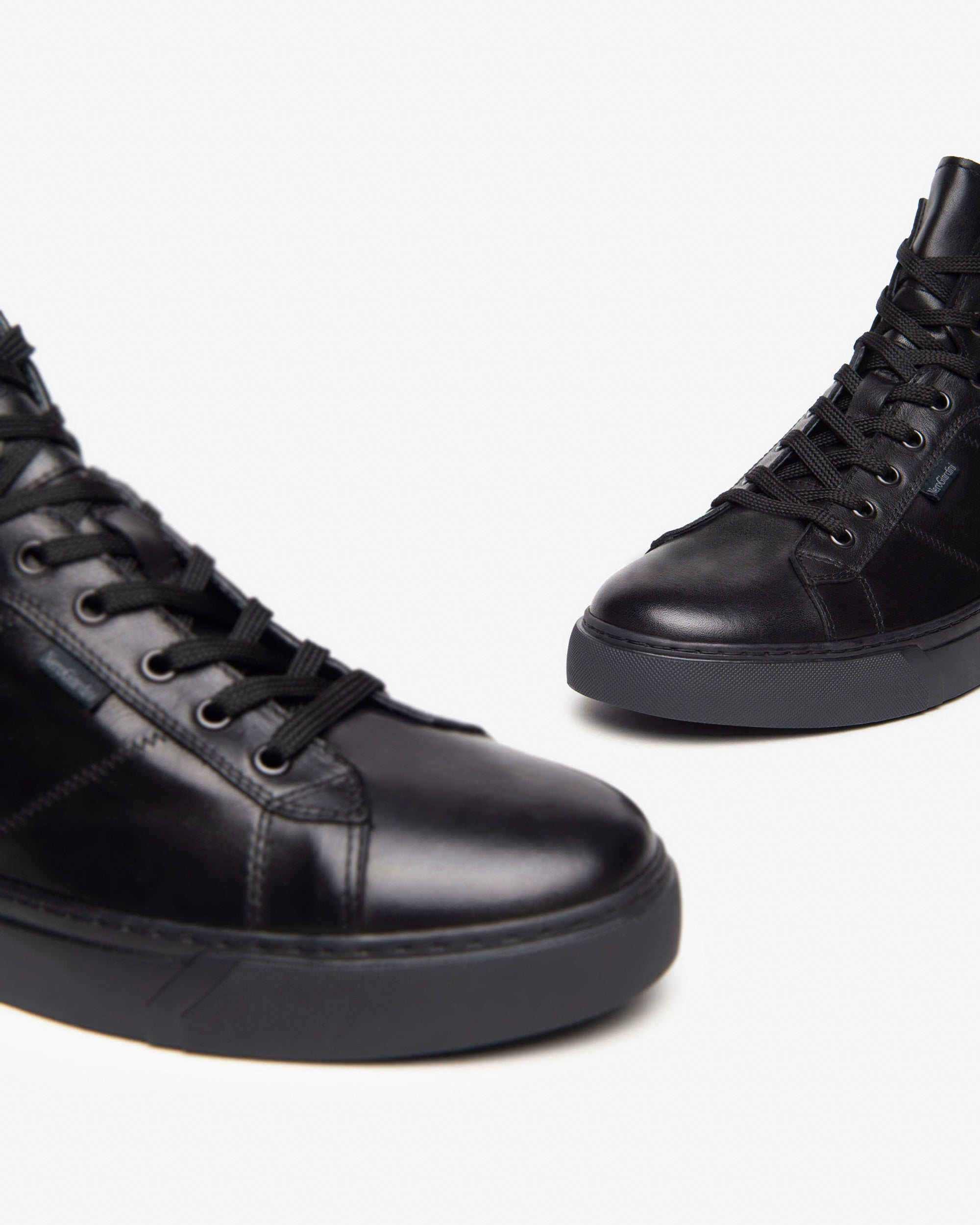 NeroGiardini Sneakers Montantes Homme Cuir Hiver Confort