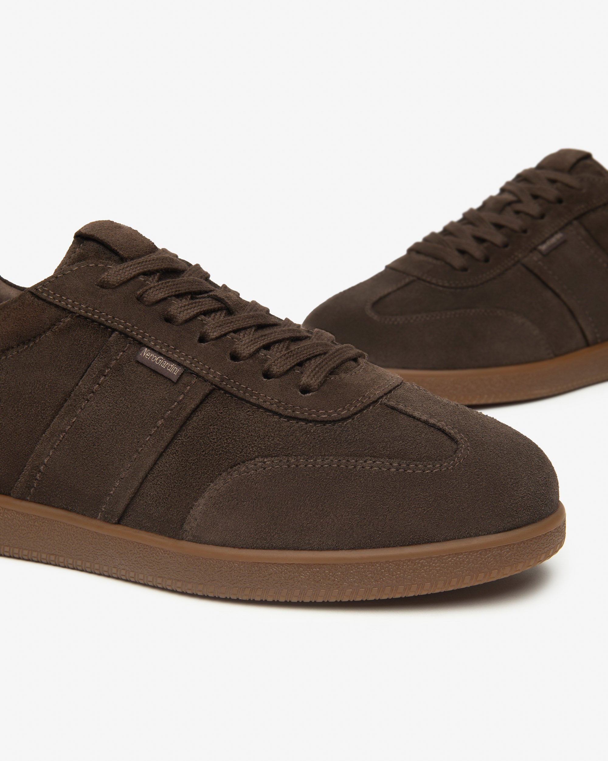 NeroGiardini Sneakers Homme Cuir Velours Italie