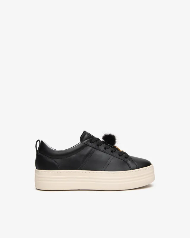 NeroGiardini Sneakers sneaker plateforme cuir 40 mm