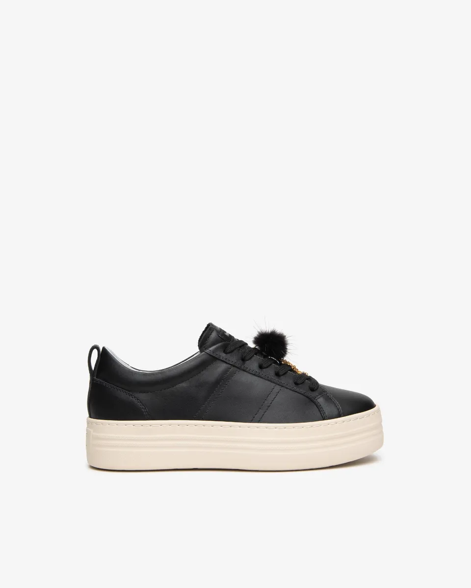 NeroGiardini Sneakers sneaker plateforme cuir 40 mm