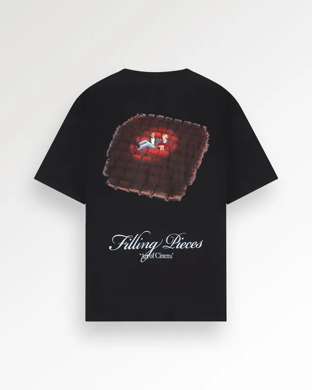 Filling Pieces Cinema T-shirt Black coton imprimé dos