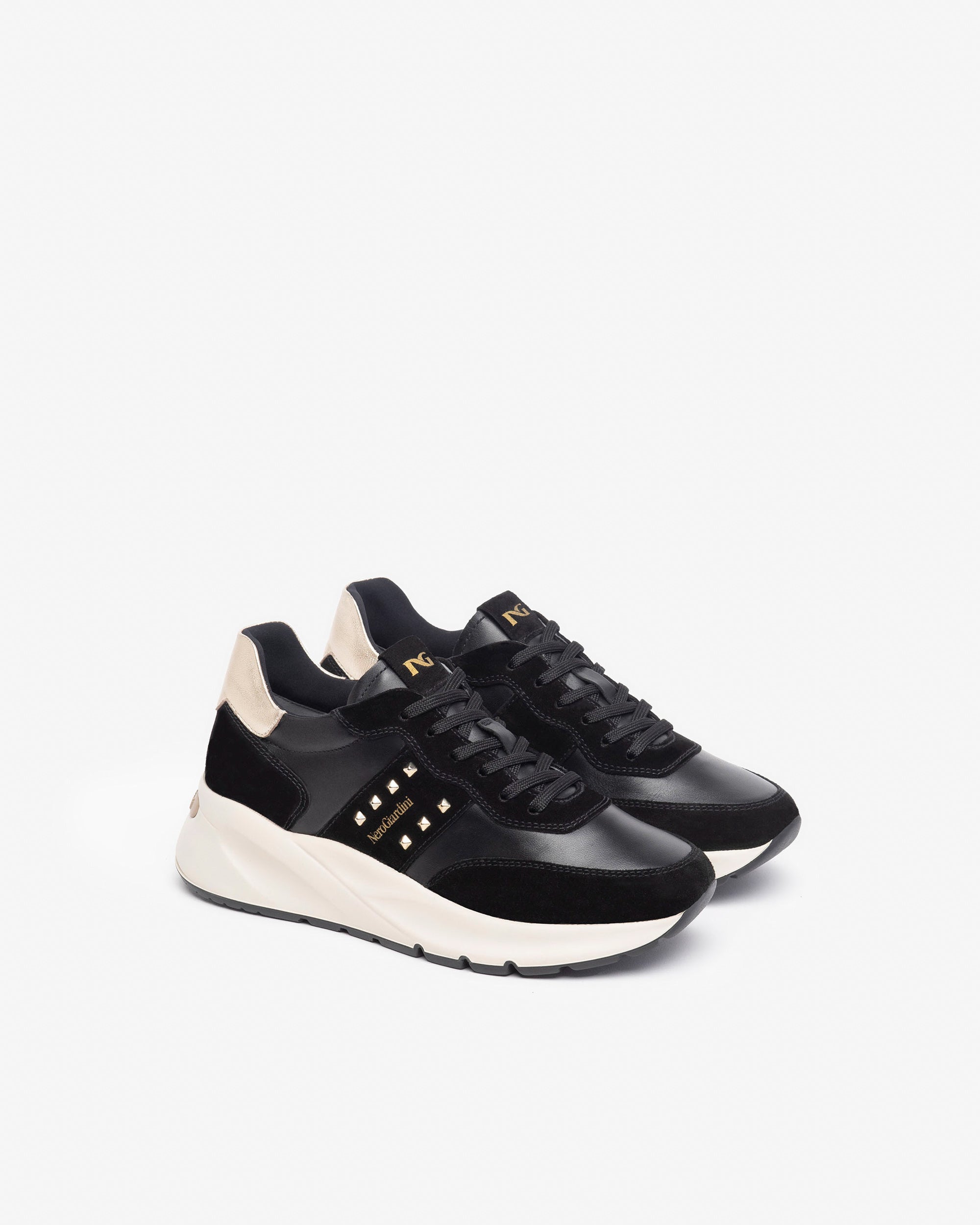NeroGiardini Sneakers Femme Baskets Cuir Velours 35-41