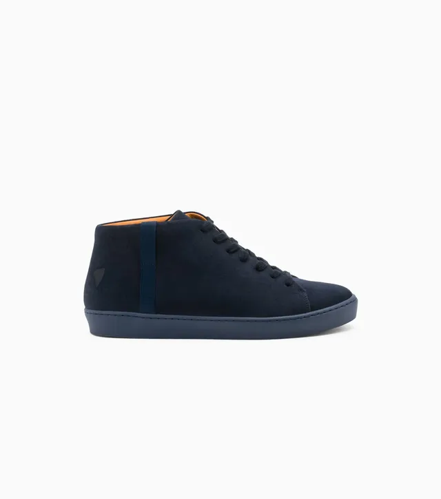 JAK Khan baskets cuir bleu marine 41
