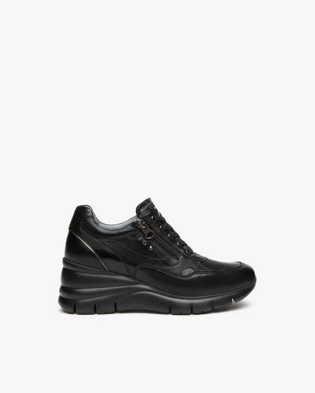 NeroGiardini Sneakers Femme Cuir Compensées 60 mm