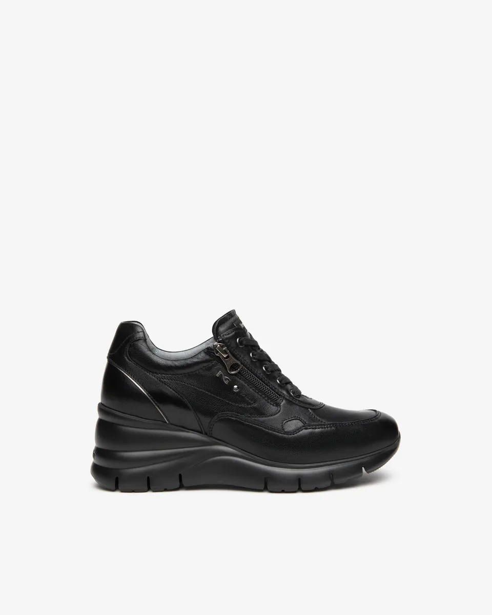 NeroGiardini Sneakers Femme Cuir Compensées 60 mm