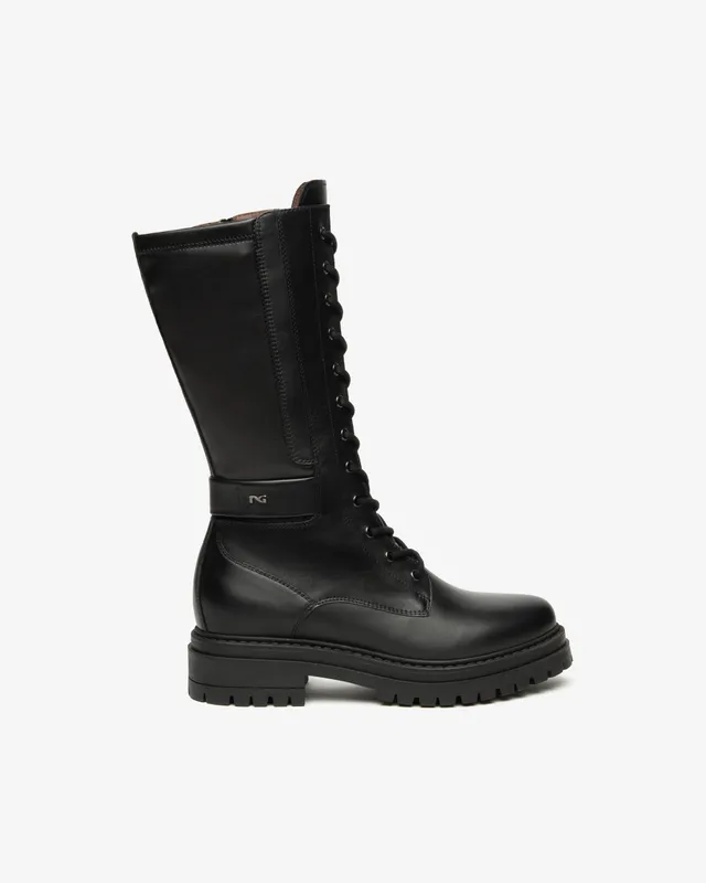 NeroGiardini Bottes bottes cuir femme memory