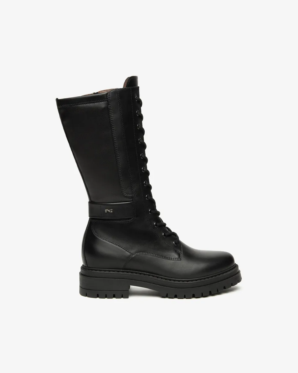 NeroGiardini Bottes bottes cuir femme memory