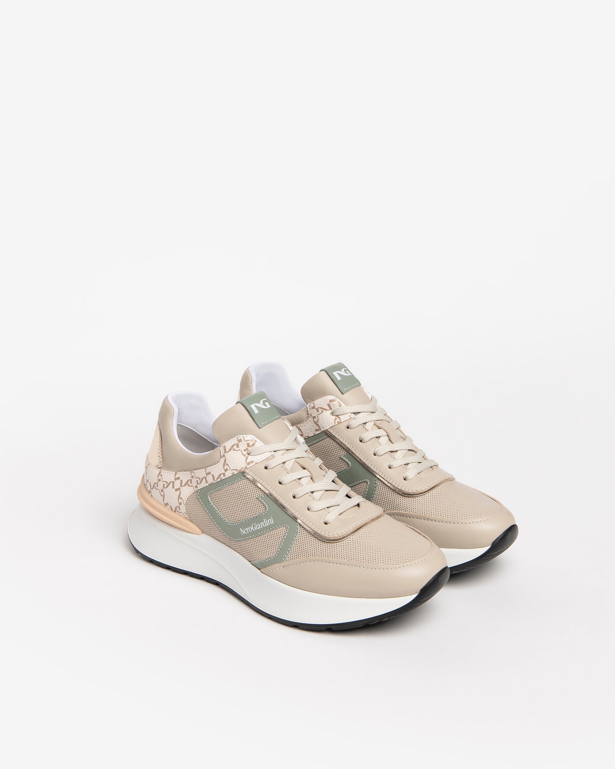 NeroGiardini Sneakers femme cuir confort DryGo ville