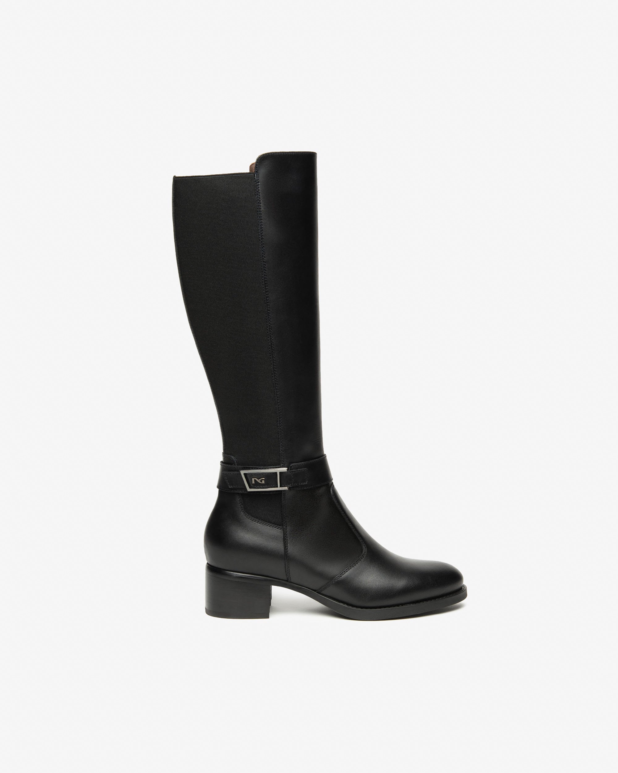 NeroGiardini Bottes Femme Cuir Tissu Pointure 35-41 Confort