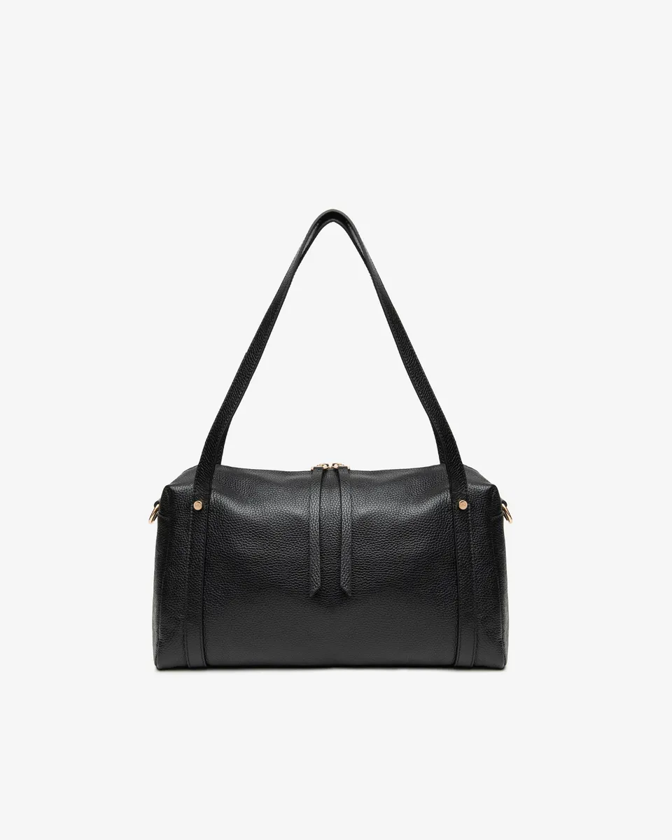 NeroGiardini Sacs Bowling Femme Cuir Grainé Zippé