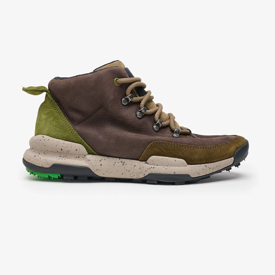 Satorisan Kiso Premium bottes Dark Brown Green cuir