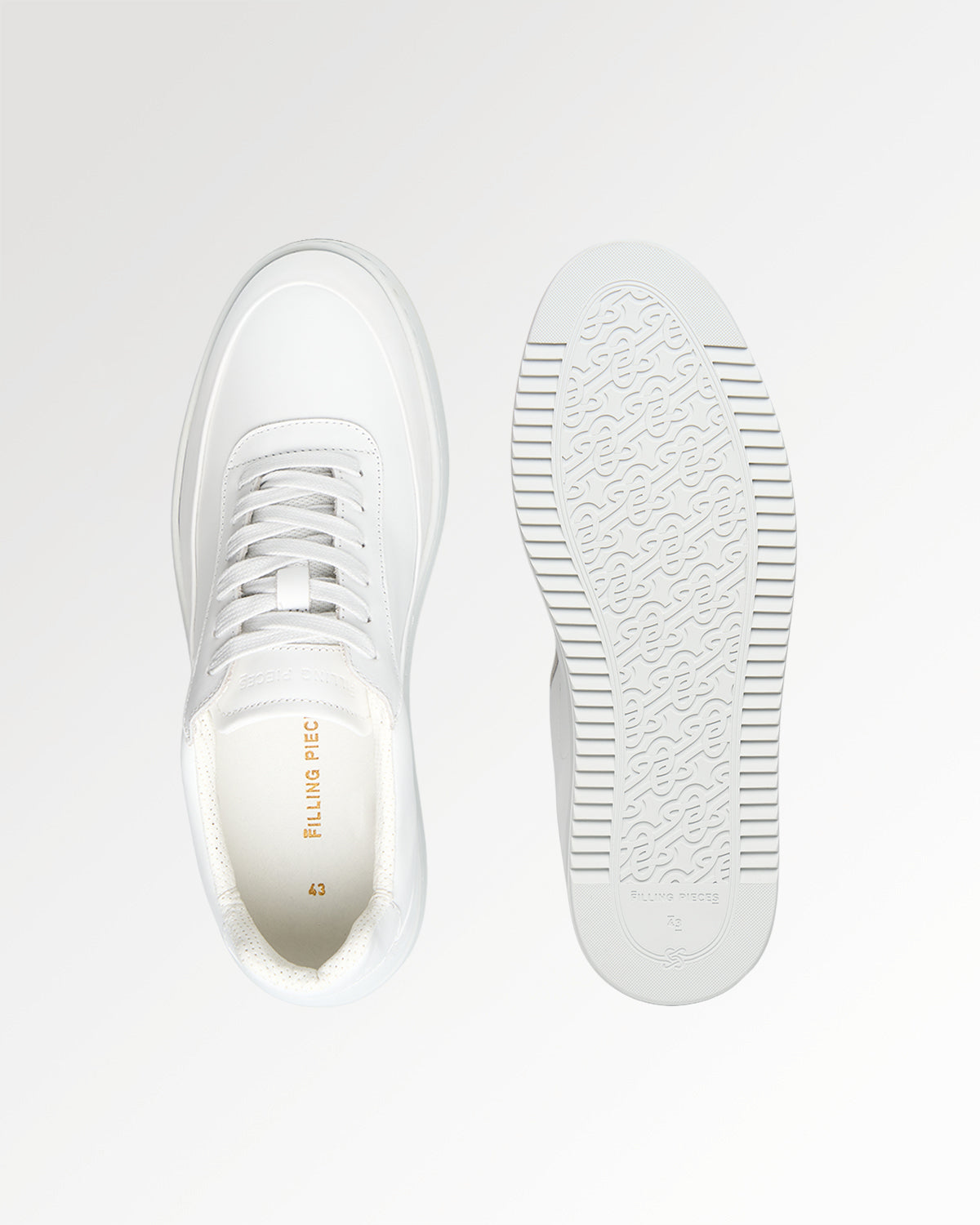 Filling Pieces Mondo Seamless White sneakers blanc cuir