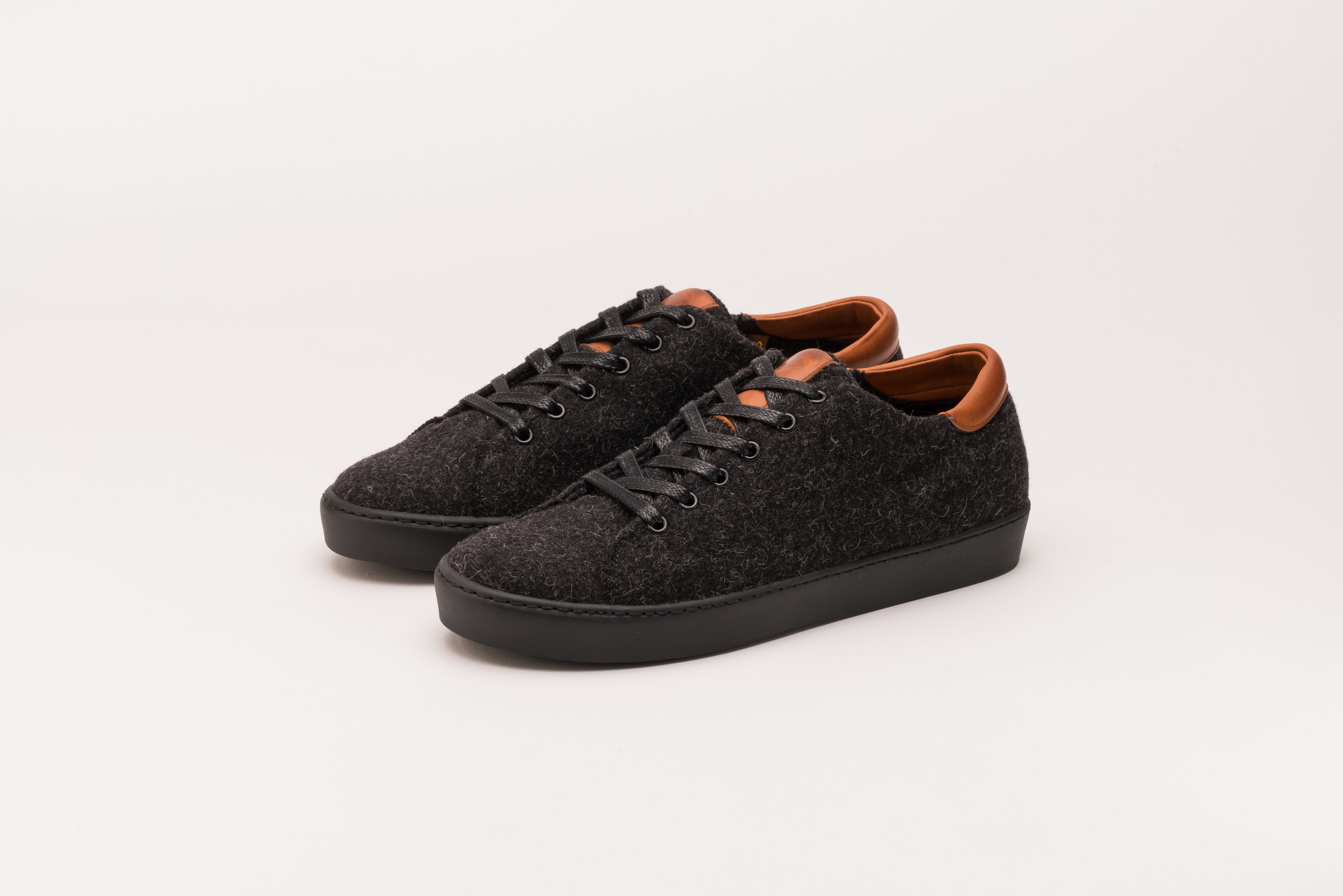 JAK Hygge Anthracite sneakers feutre laine pointure 35-46