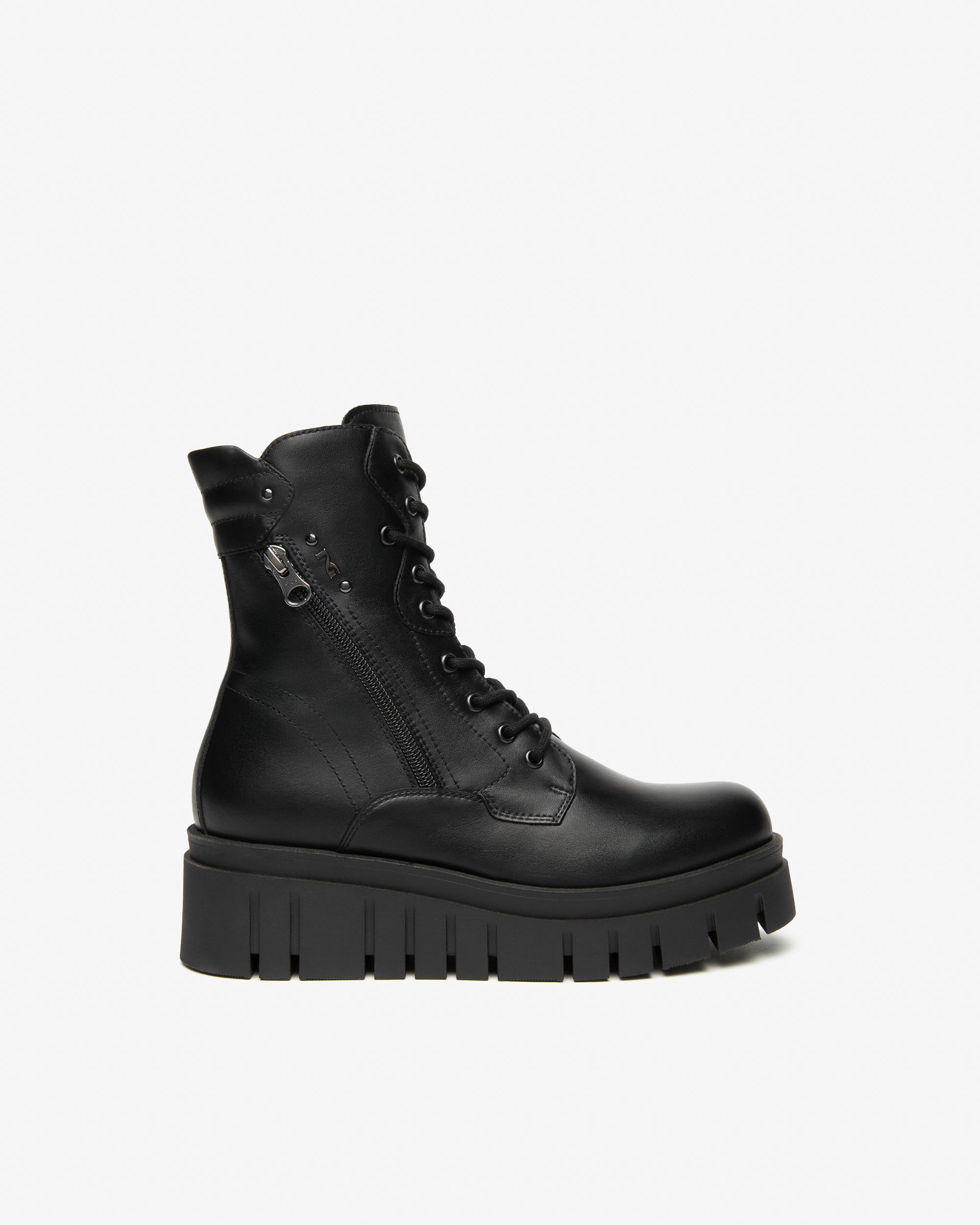 NeroGiardini Bottines Motardes Femme Cuir Hiver
