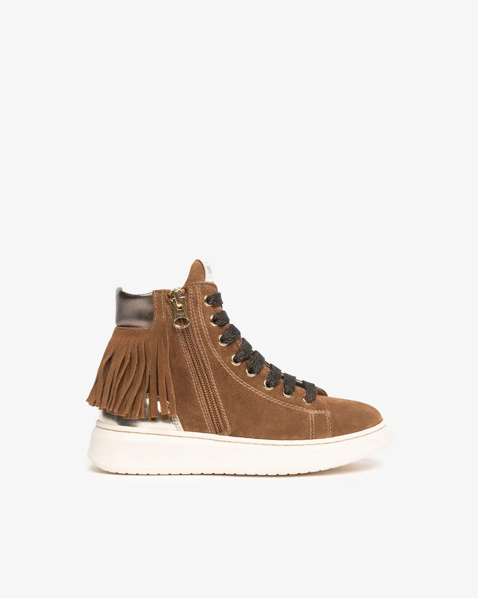 Nerogiardini Sneakers Teens Fille Cuir Pailleté 36