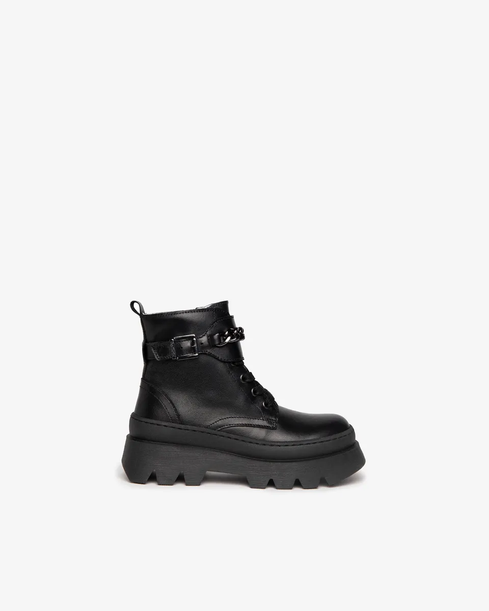 NeroGiardini Teens Bottines Fille Cuir DryGo