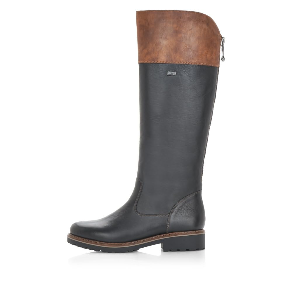 Remonte R6581 bottes hiver cuir zip TEX femme