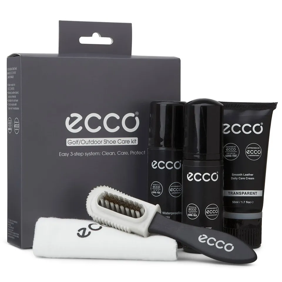 ECCO Kit entretien chaussures cuir transparent 50 ml