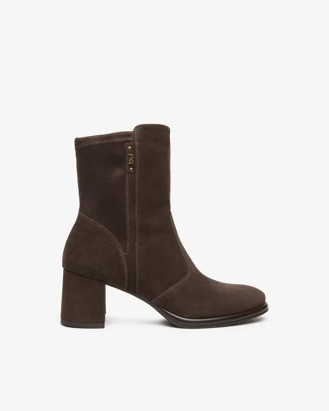 NeroGiardini Bottines Daim Bottine Femme Talon 60 mm Zip