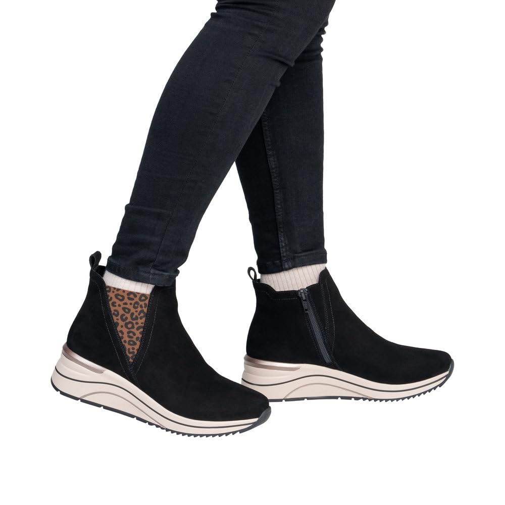 Remonte D0T75 Bottines Chelsea Femme Noir 39 EU Large