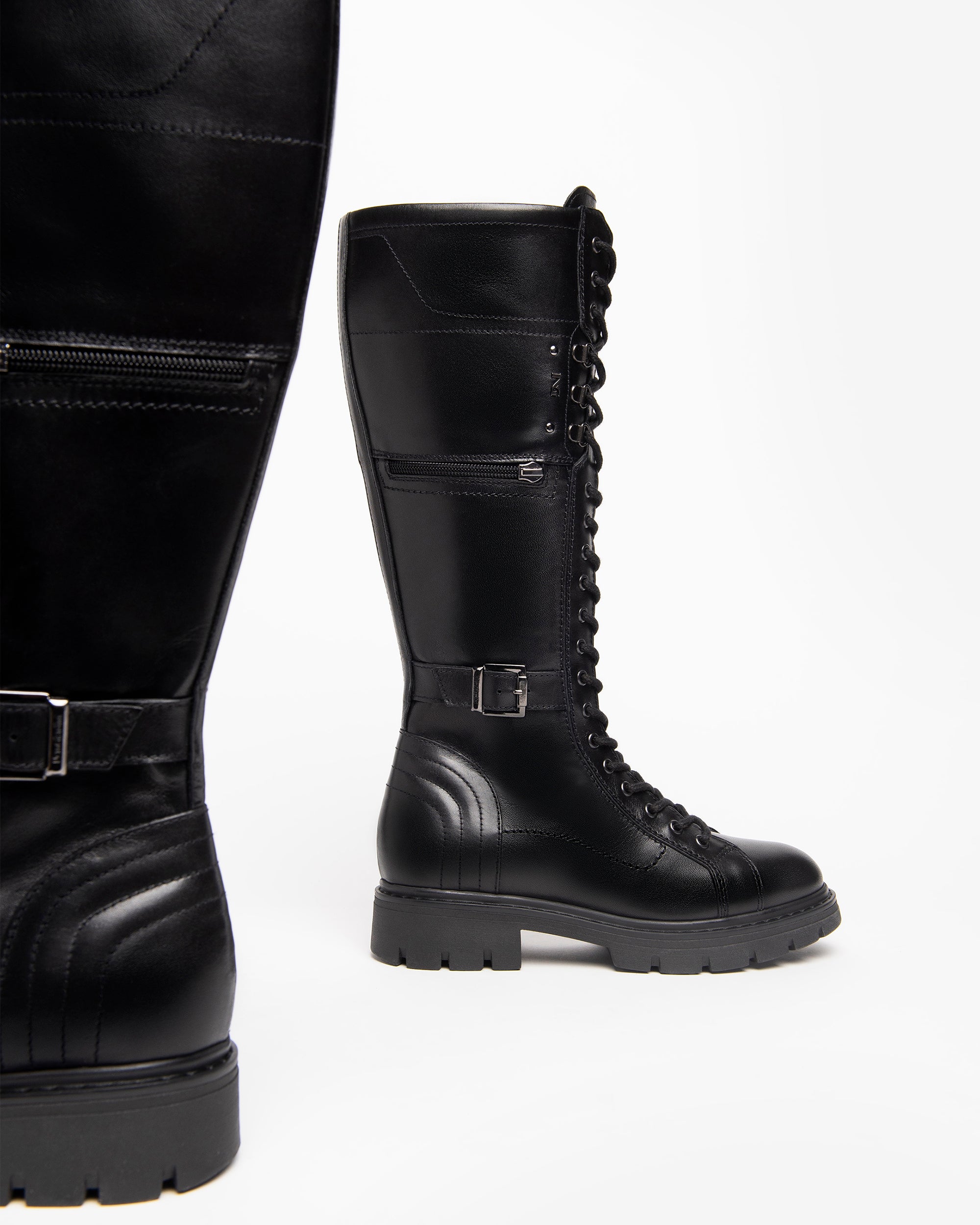 NeroGiardini Bottes Femme Cuir Confort