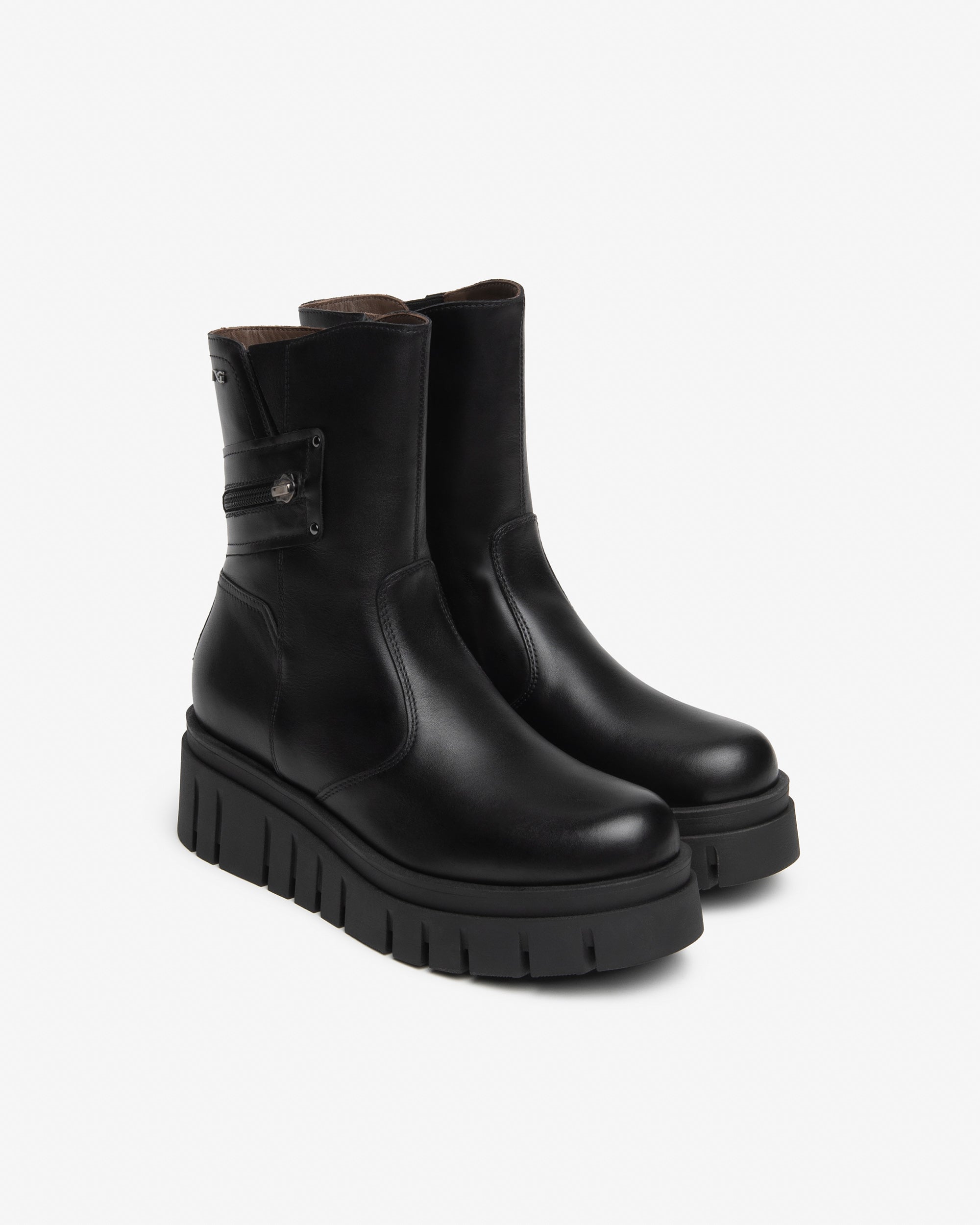 NeroGiardini Bottines bottine femme cuir plateforme