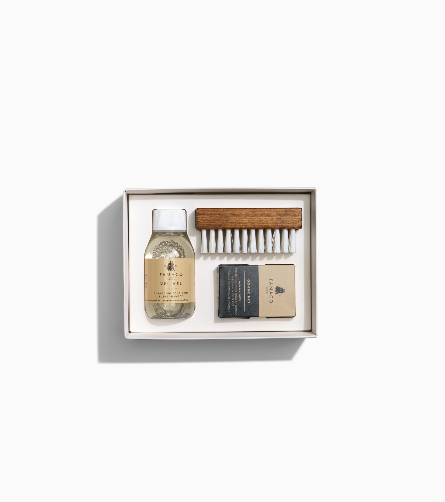 JAK Goods kit entretien daim nubuck brosse gomme