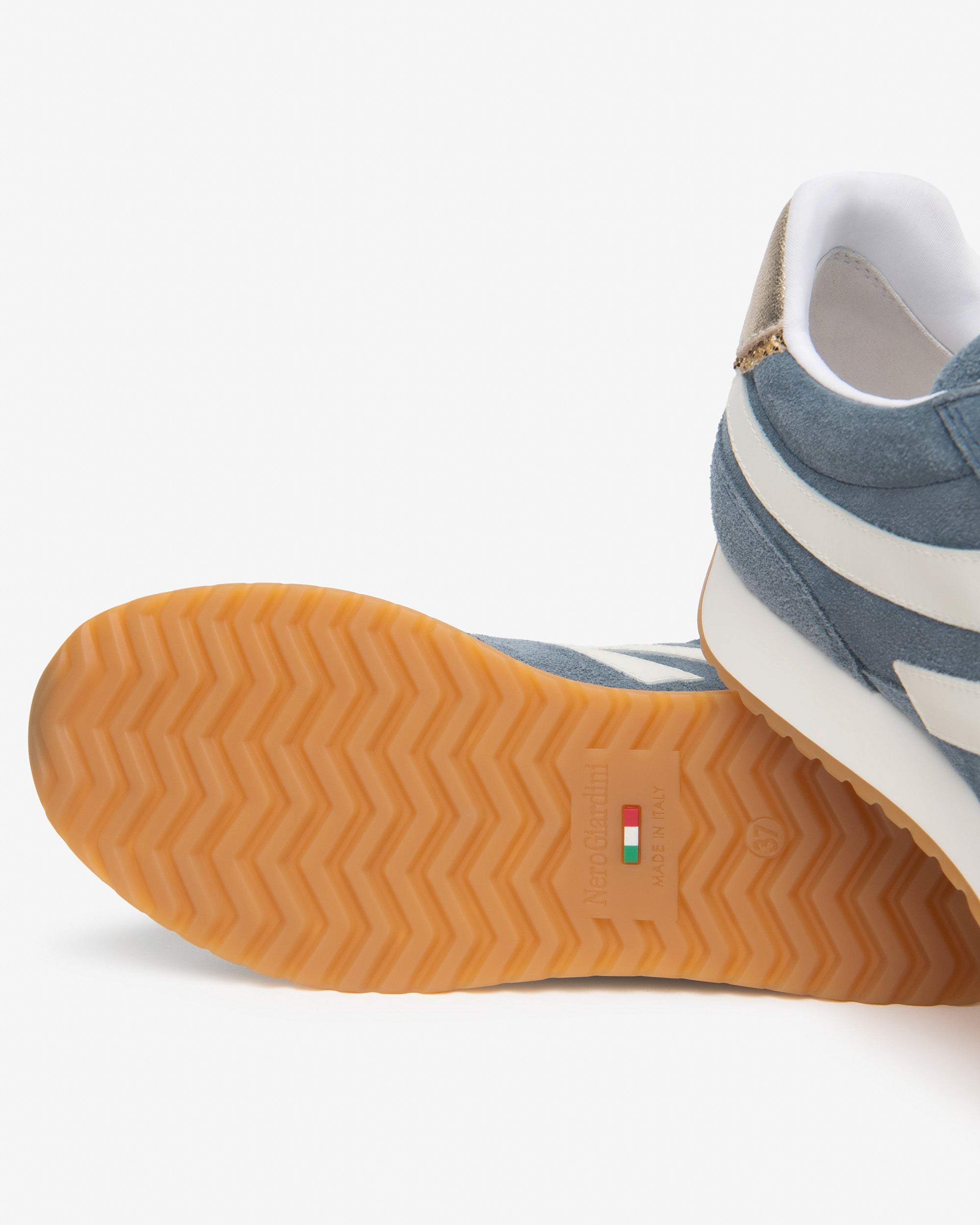 NeroGiardini Sneakers Femme Cuir Velours DryGo