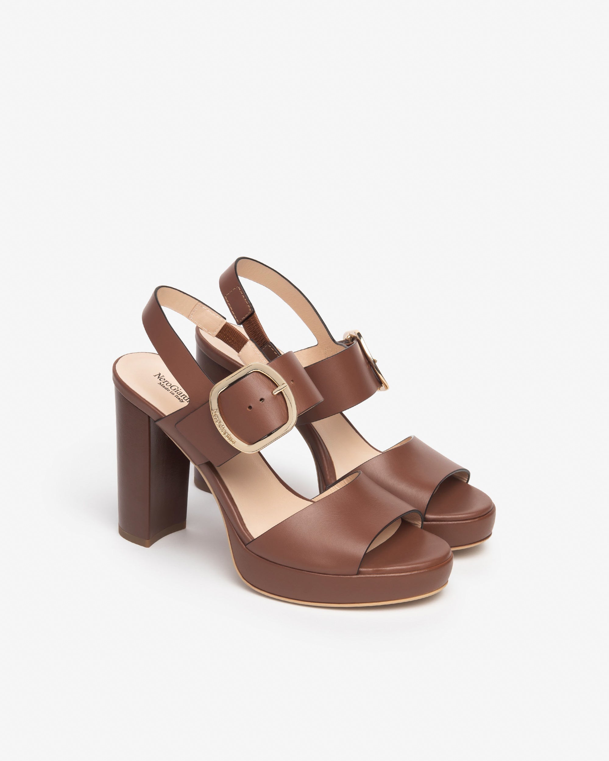 NeroGiardini Sandales Cuir Sandale Femme Été Confort