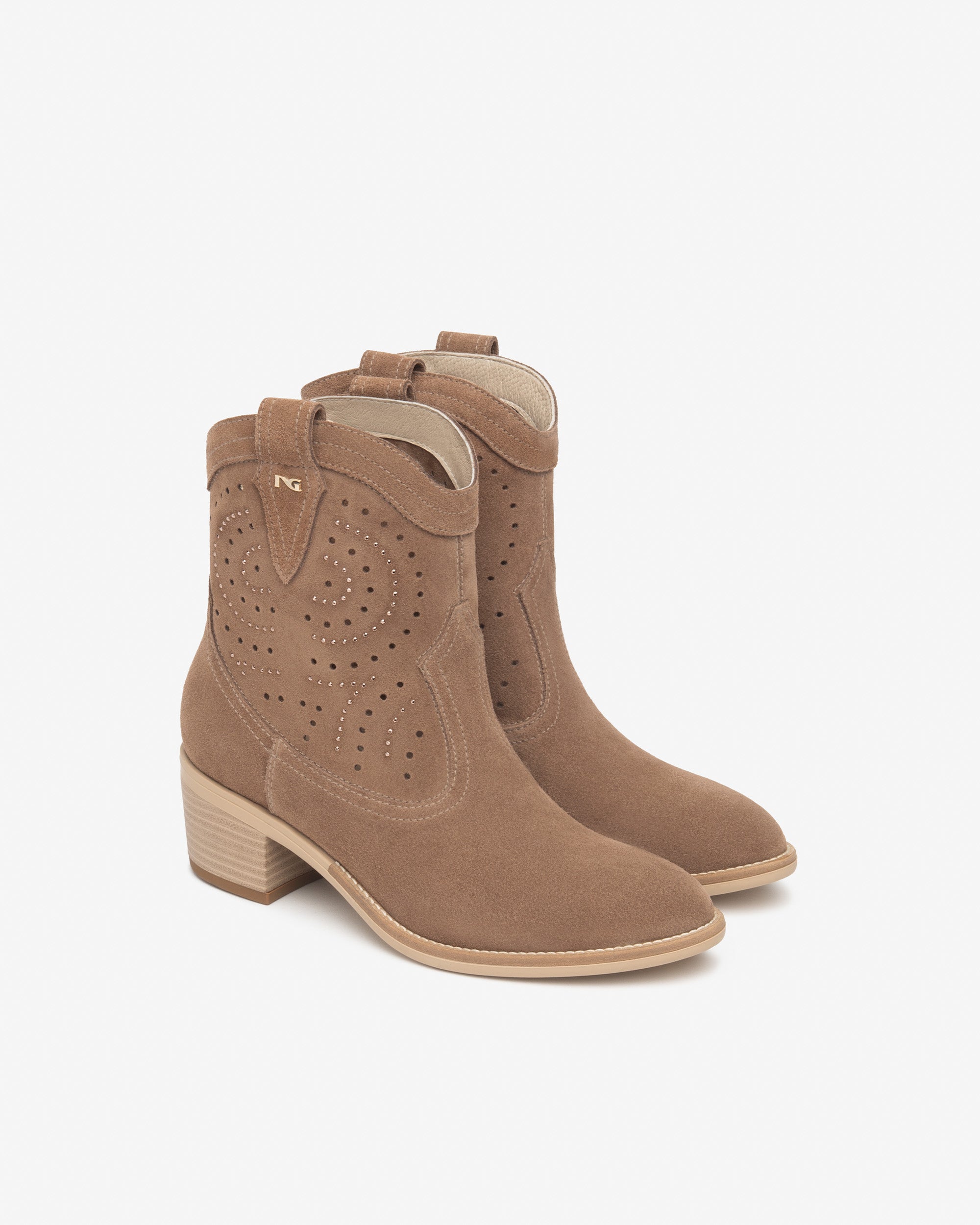 NeroGiardini Bottines Femme Cuir Velours Bottines 35-41