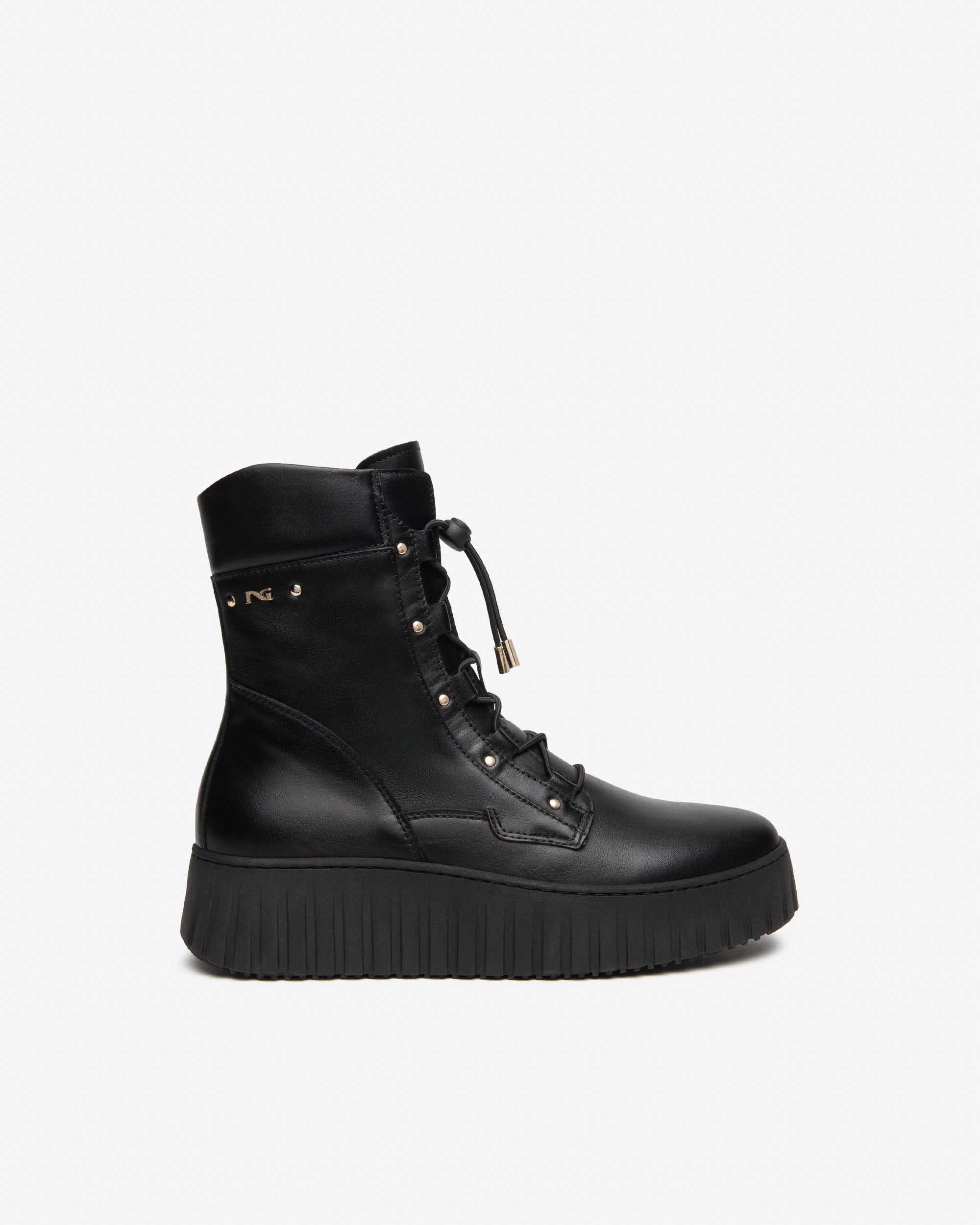 NeroGiardini Bottines Femme Cuir Plateforme 55mm